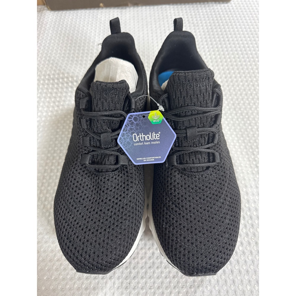 Propet Sneakers Women 10 WAA112M Black Extra Wide 4E Ortholite NWOB NWT